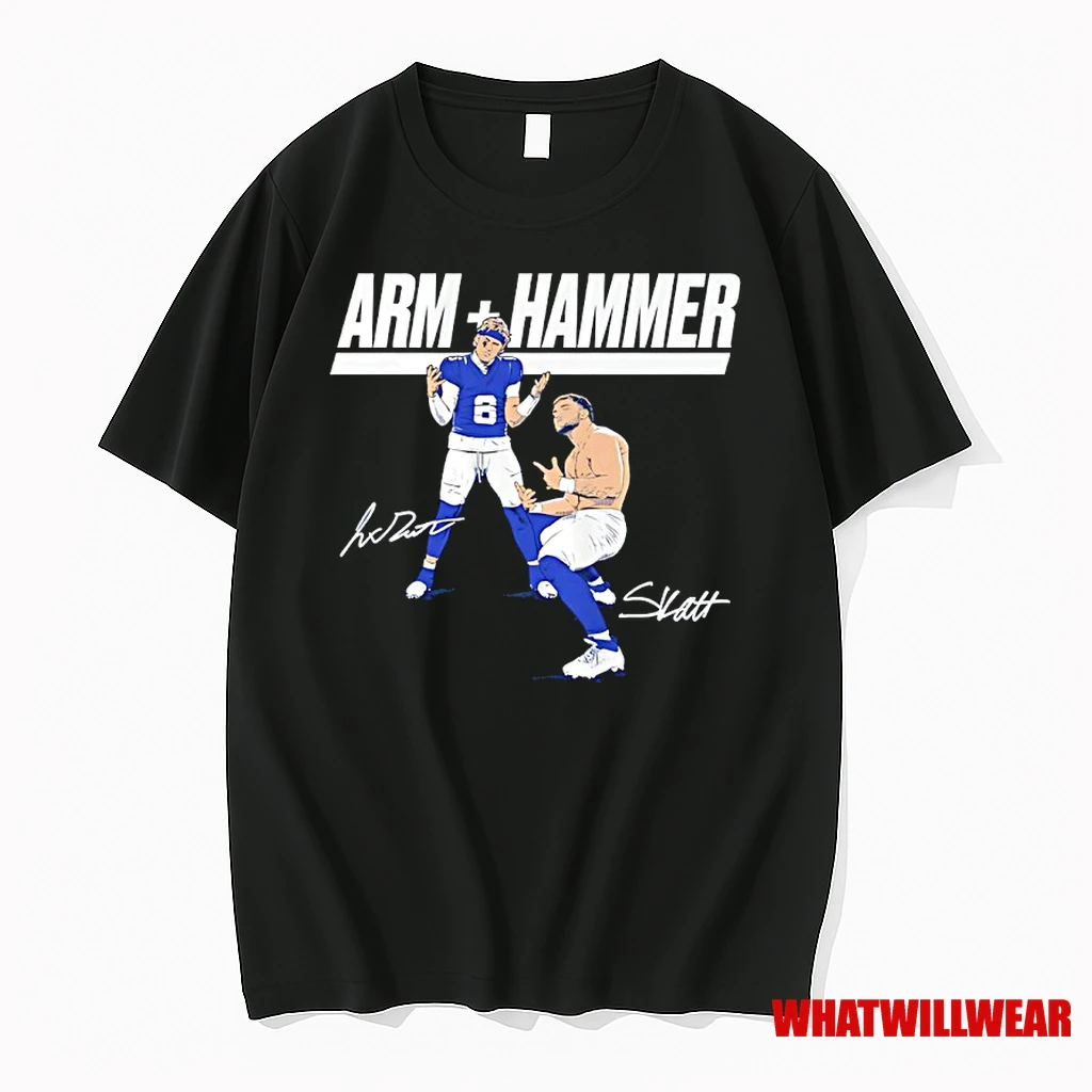 Arm Hammer Jaxson Dart And Cam Skattebo Signatures Shirts