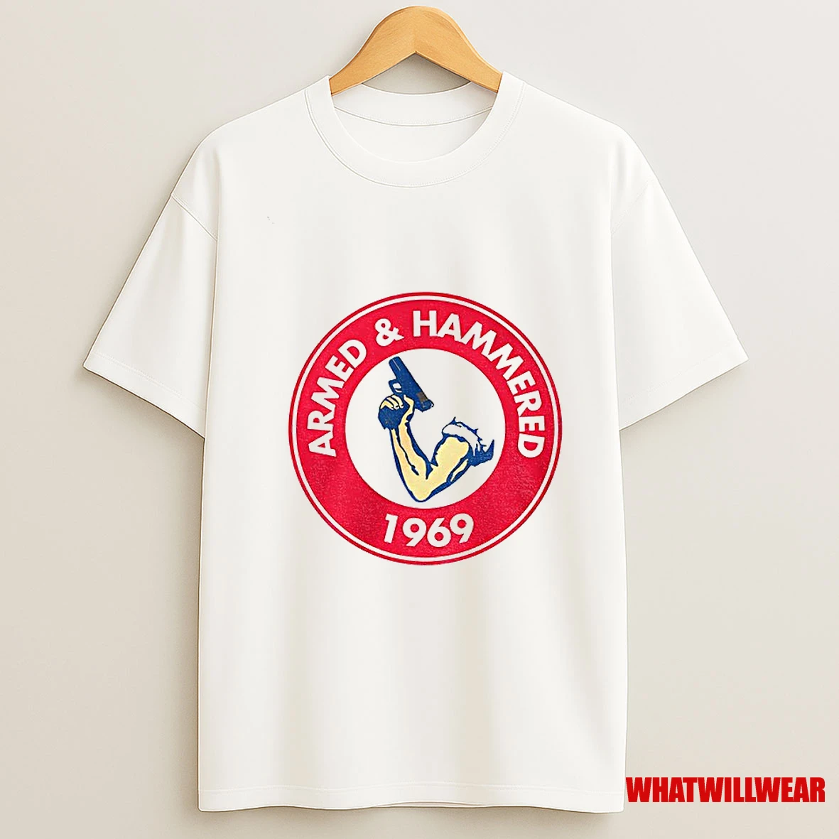 Armed And Hammered 1969 Logo Shirts