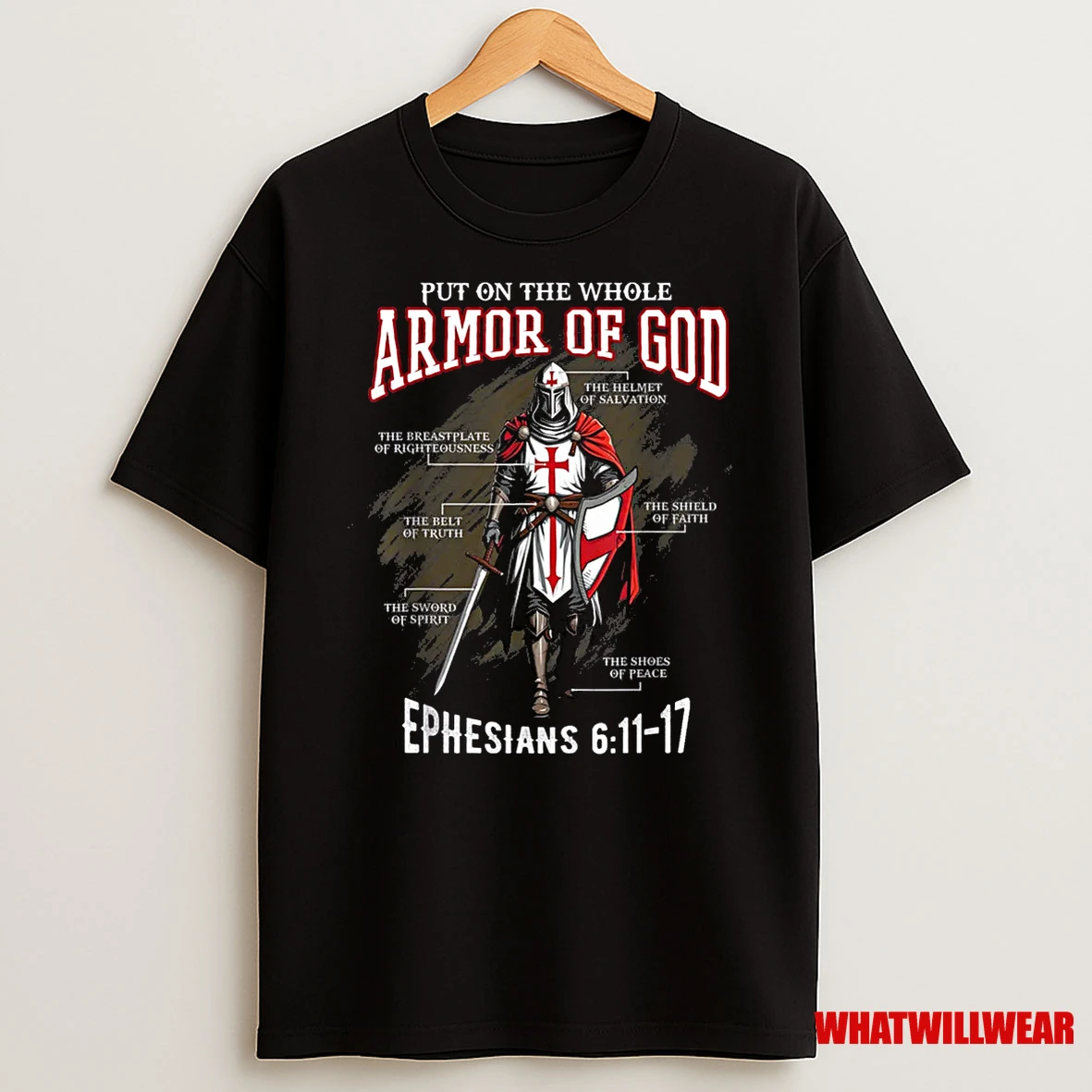 Armor Of God Christian Bible Verse Shirts