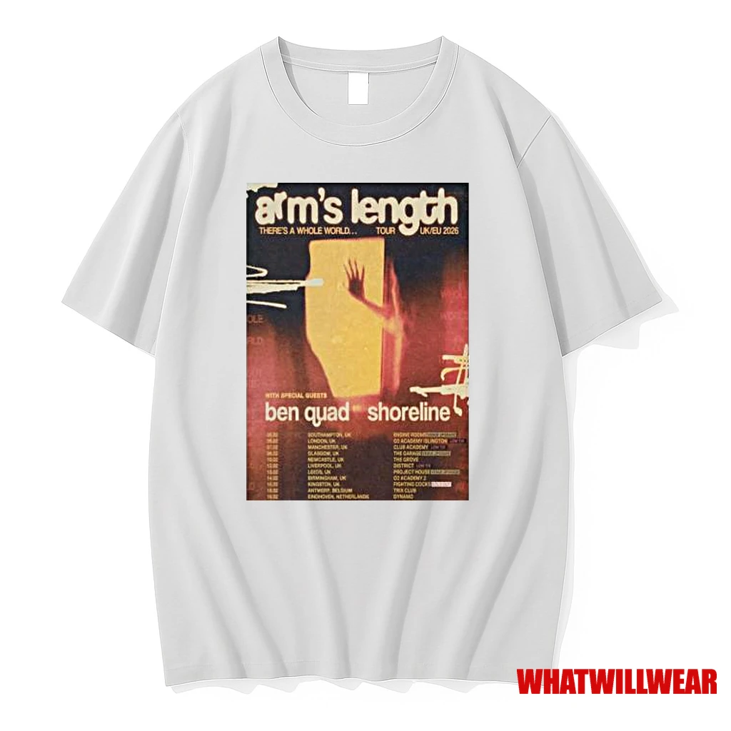 Arms Length Theres A Whole World Tour Uk Eu 2026 Shirts