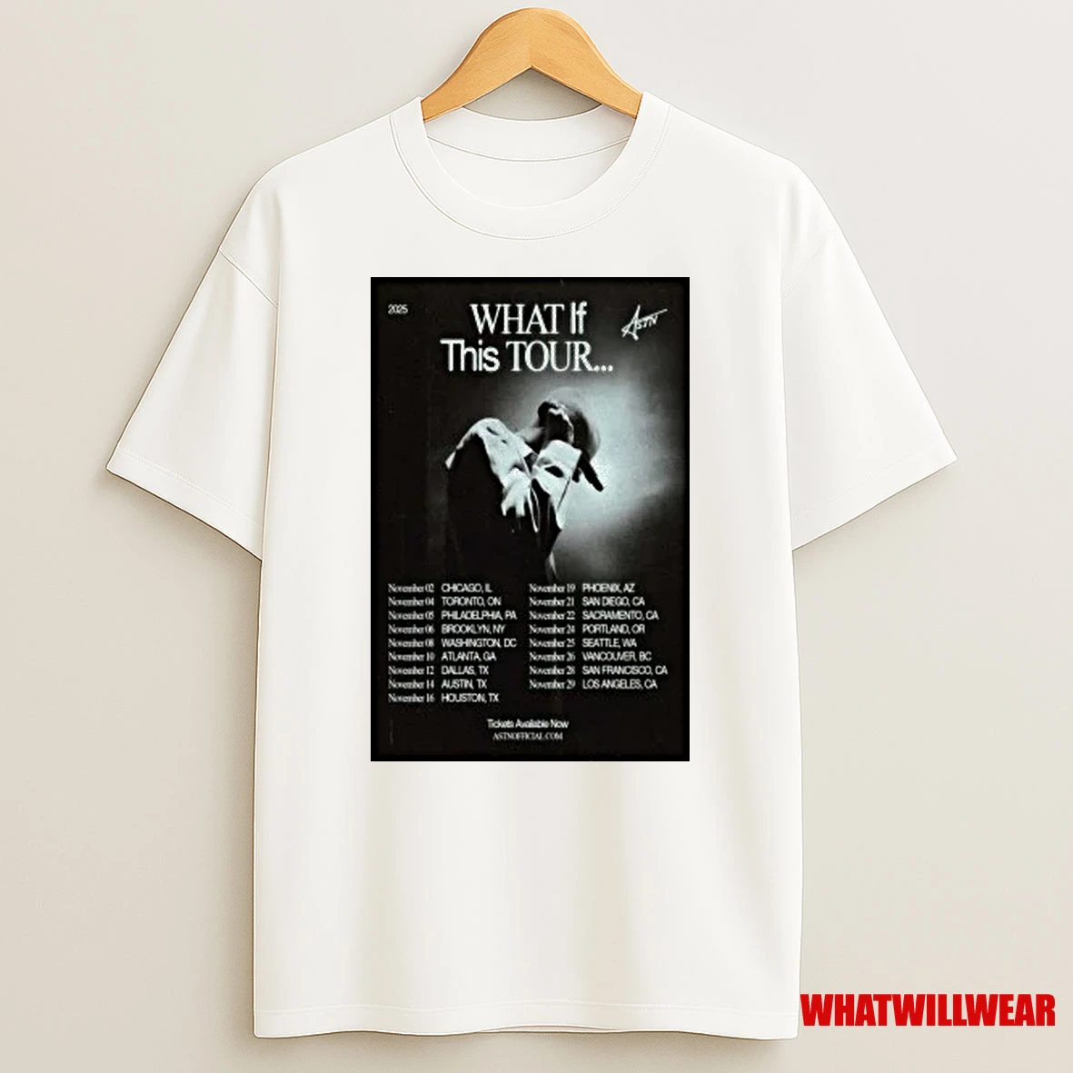 Astn What If This 2025 Tour Shirts