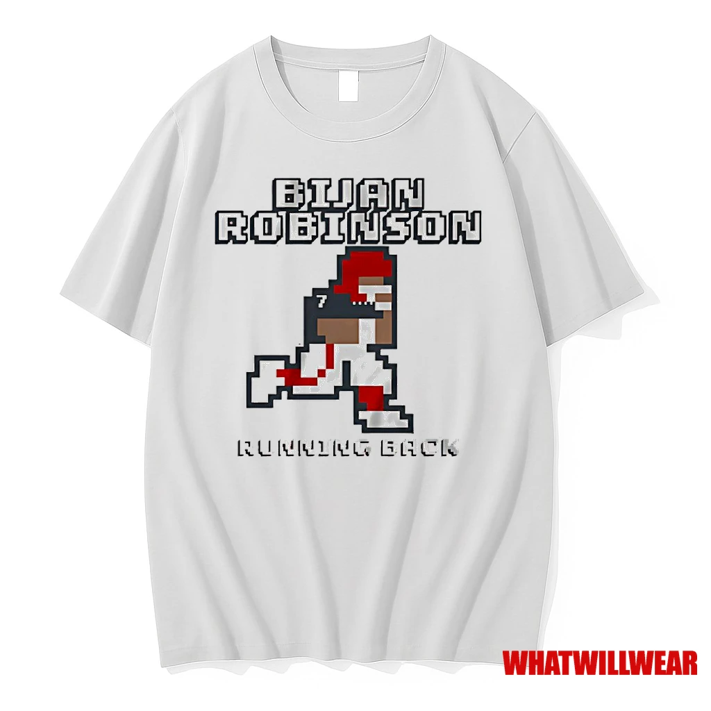 Atlanta Falcons Bijan Robinson Running Back Retro Shirts