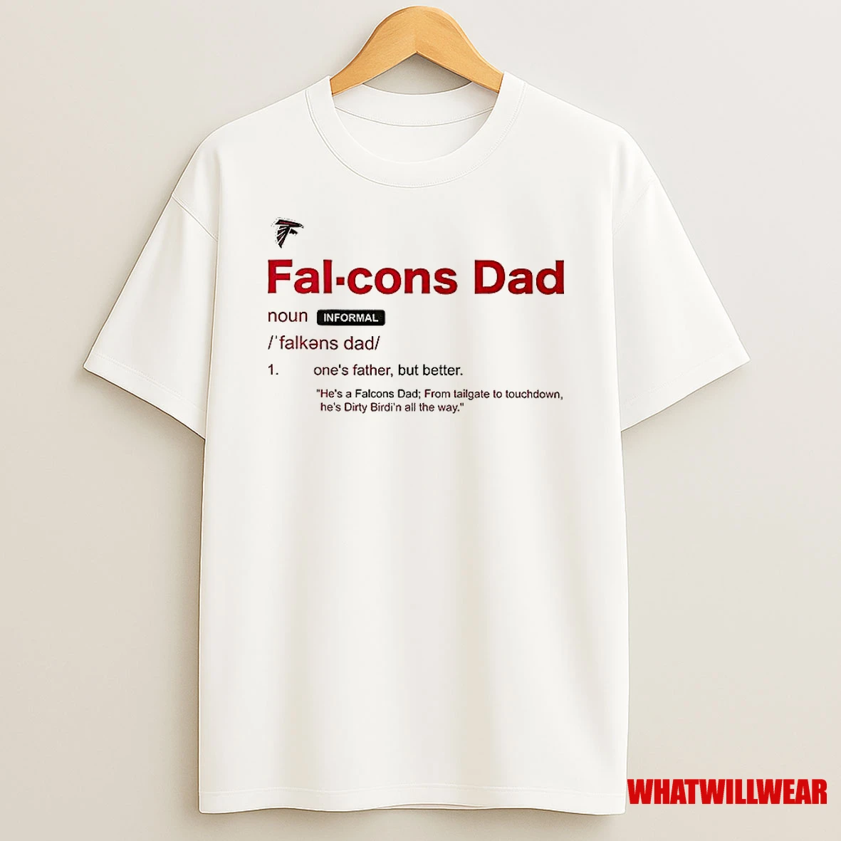 Atlanta Falcons Dad Definition Shirts