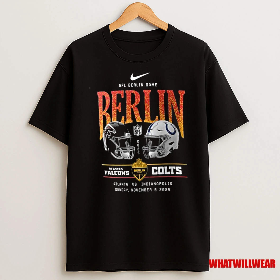 Atlanta Falcons Vs Indianapolis Colts International Games Berlin 2025 Shirts