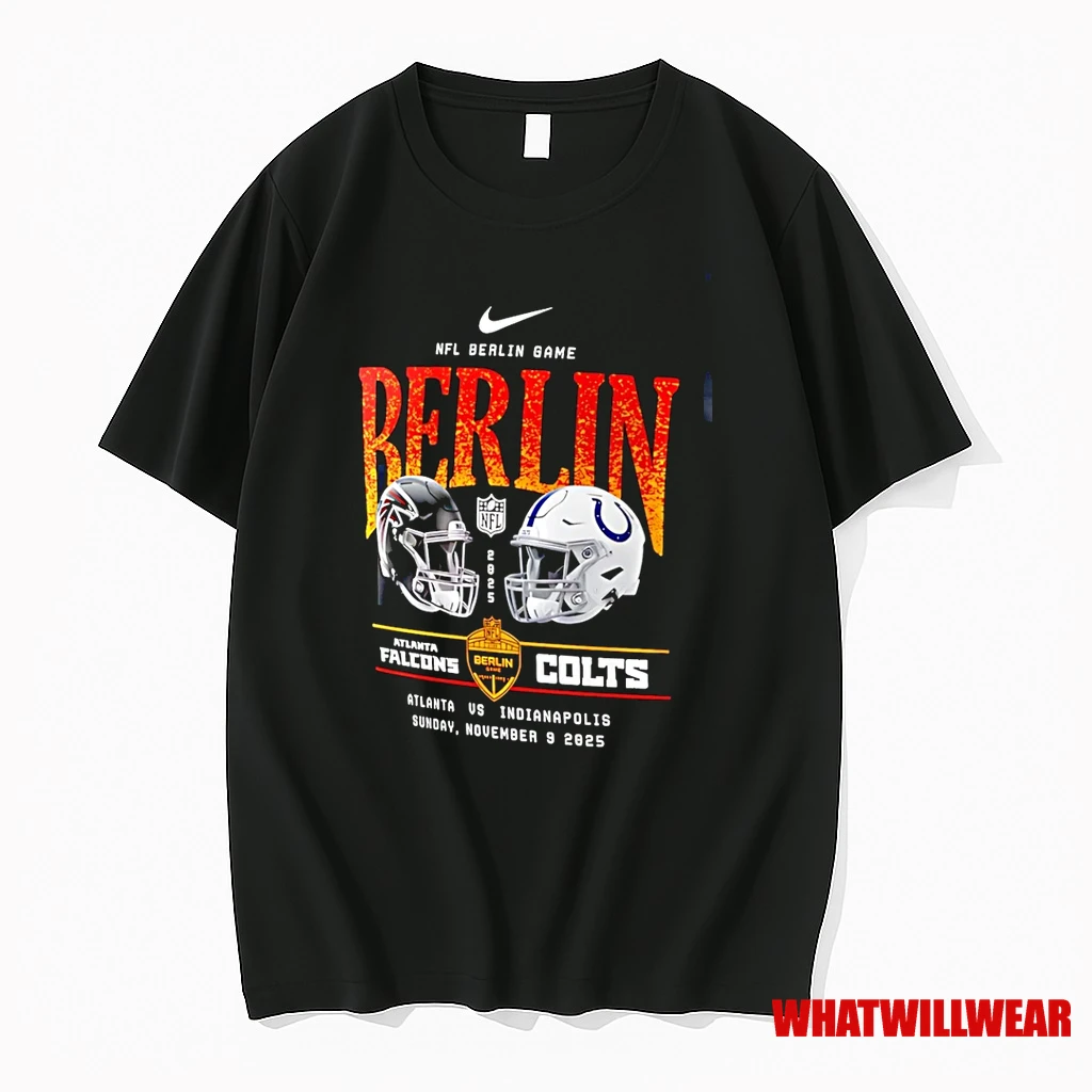 Atlanta Falcons Vs Indianapolis Colts International Games Madrid 2025 Helmets Shirts
