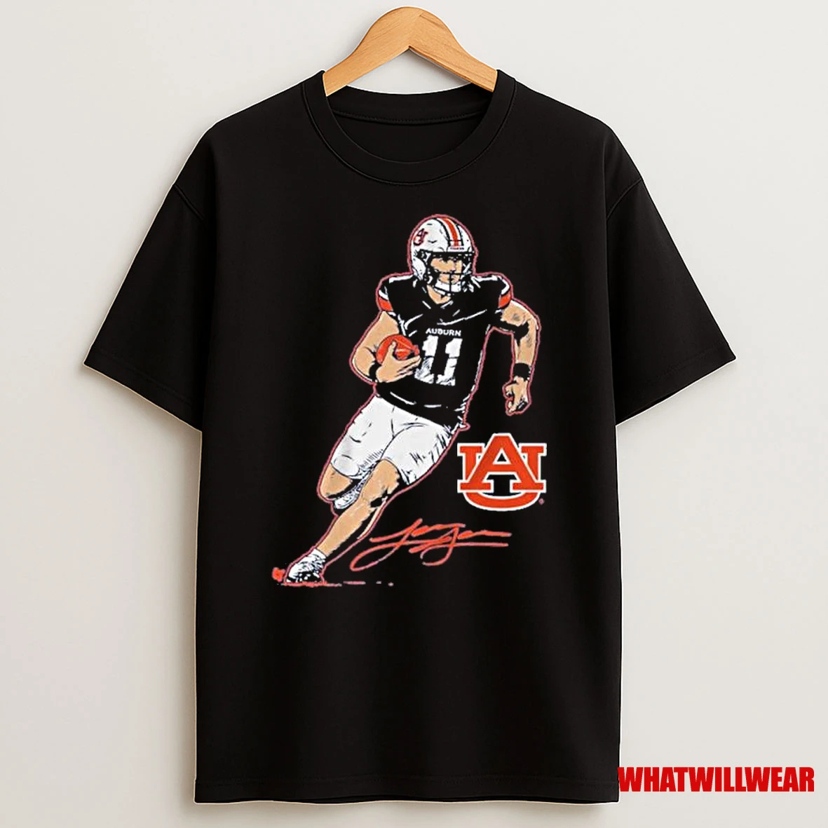 Auburn Football Jackson Arnold Superstar Pose Shirts