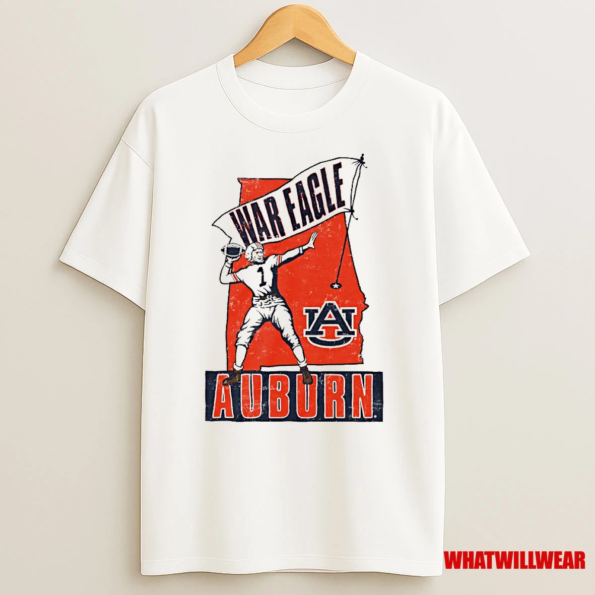 Auburn Tigers Football War Eagle Home Territory Shirts