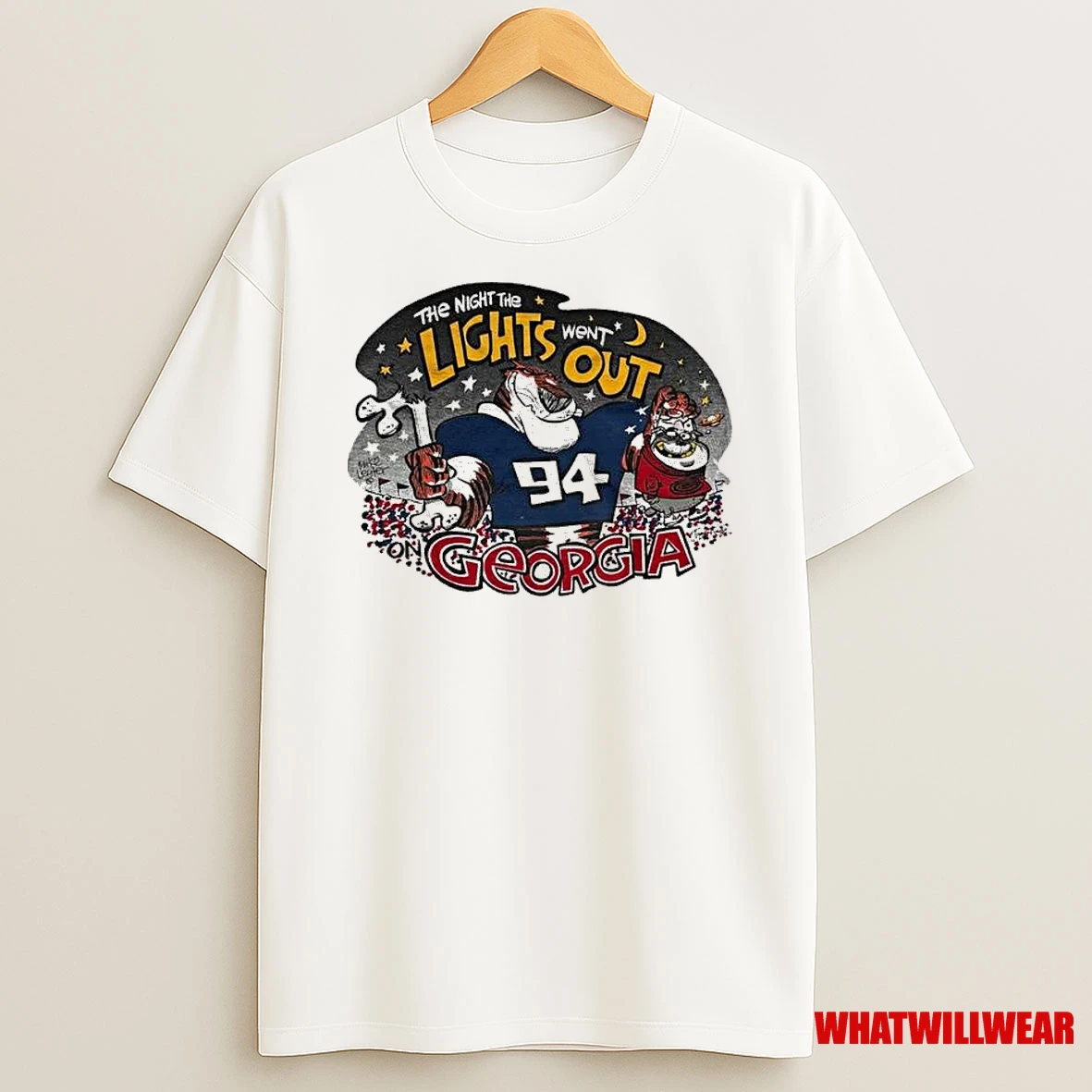 Auburn Tigers Vs Georgia Bulldogs The Night Wont Light Out Gameday Shirts