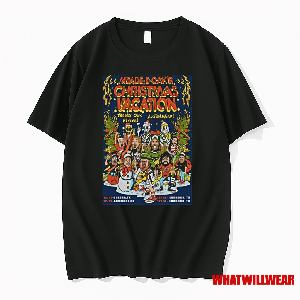 Austin Meade And Treaty Oak Revival Dec 11 2025 Odessa Tx Shirts