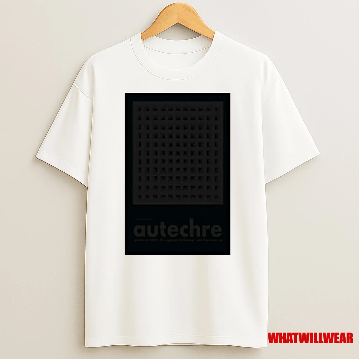 Autechre San Francisco Ca October 9 2025 Shirts
