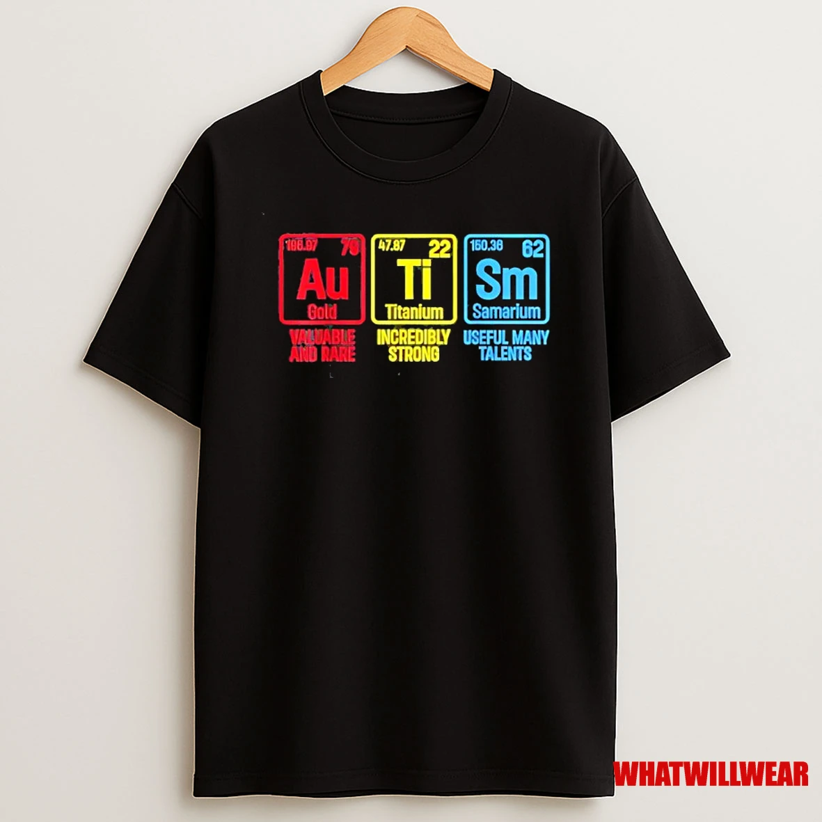 Autism Awareness Puzzle Piece Elements Periodic Autism Shirts