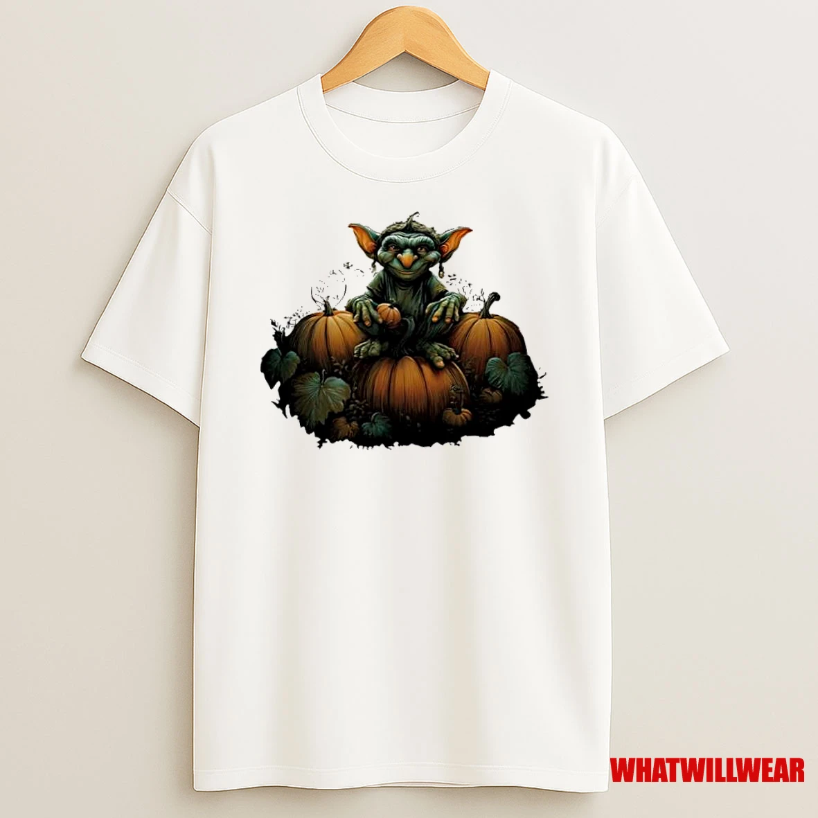 Autumn Goblin And Pumpkins Halloween 2025 Shirts