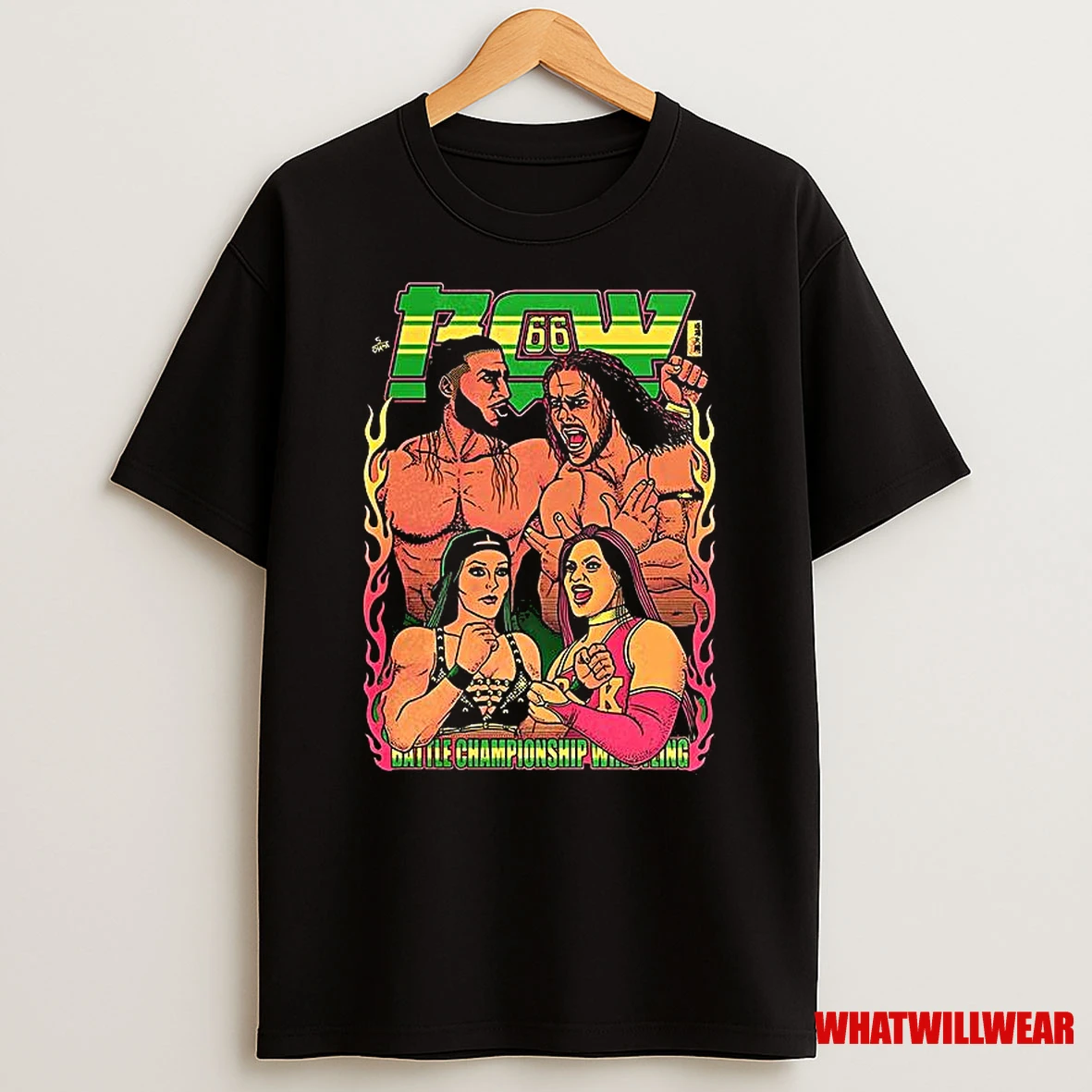 Bcw 66 Battle Championship Wrestling Shirts