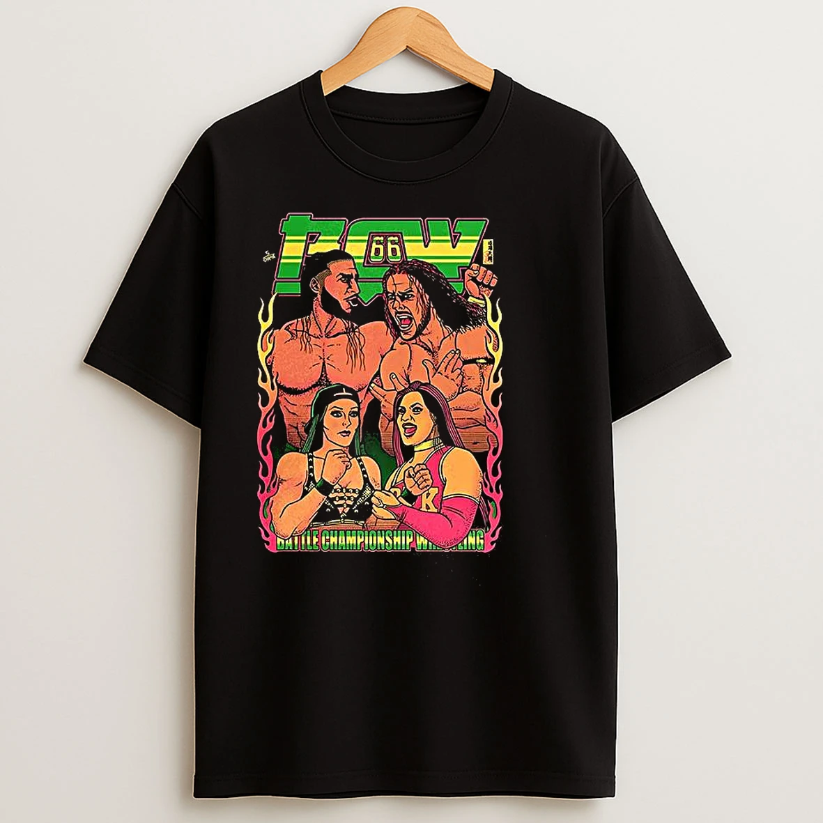 Bcw 66 Battle Championship Wrestling T Shirts