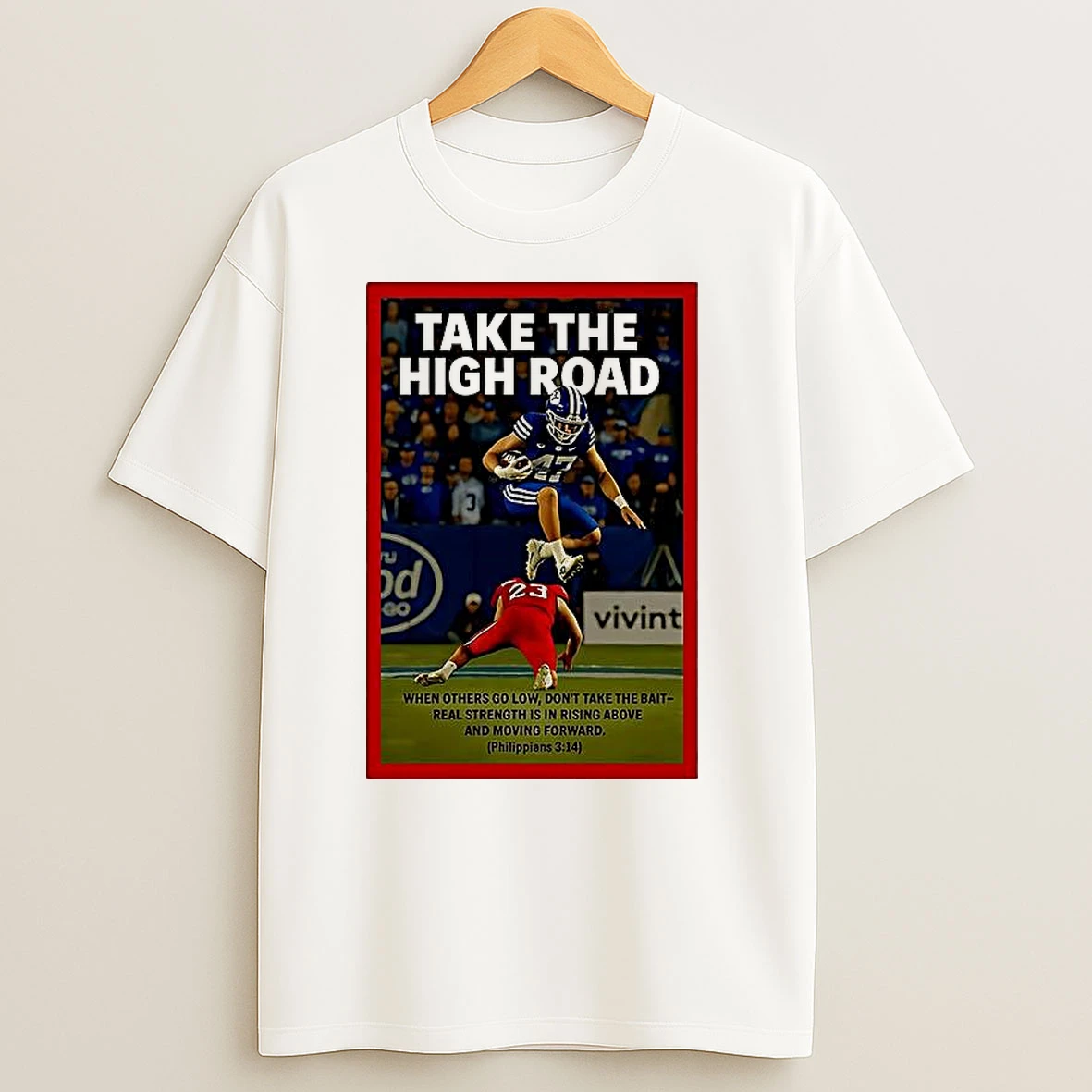Byu Cougars Take The High Road T Shirts