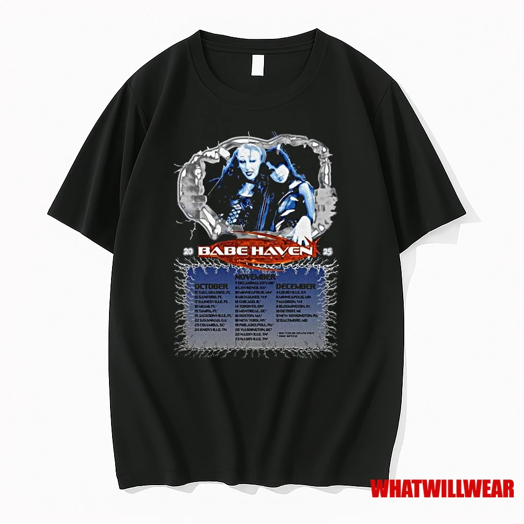 Babe Haven Oct Nov Dec 2025 Tour Shirts