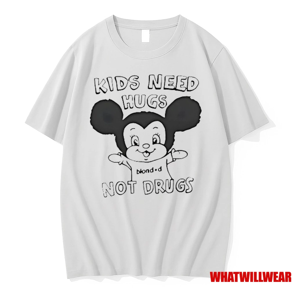 Baby Mickey Kids Need Hugs Not Grugs Blondd Shirts
