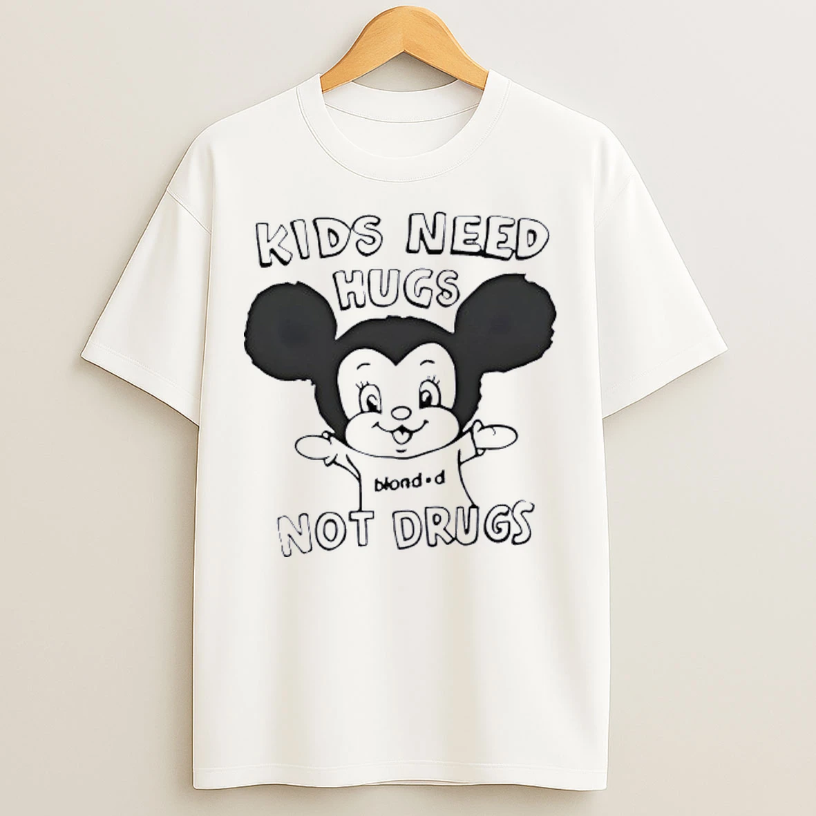 Baby Mickey Kids Need Hugs Not Grugs Blondd T Shirts
