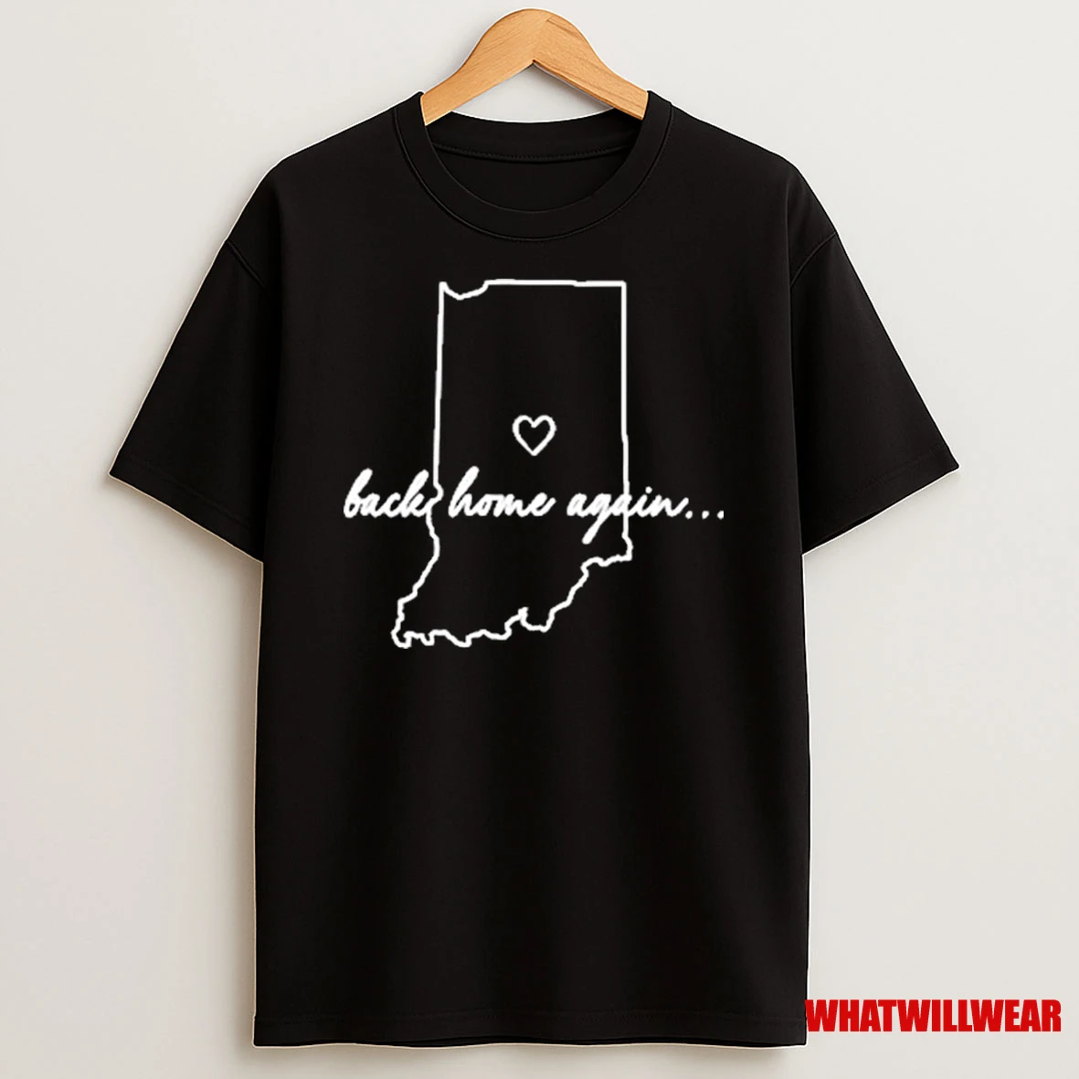 Back Home Again Indiana Map 2025 Shirts