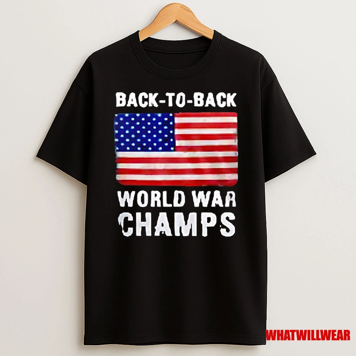 Back To Back World War Champs Usa Flag Shirts