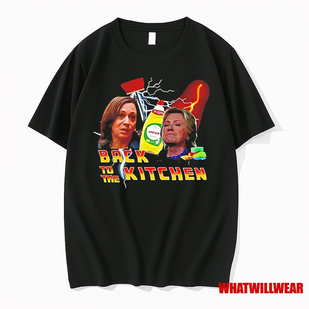 Back To The Kitchen Kamala Harris And Hillary Clinton Shirts