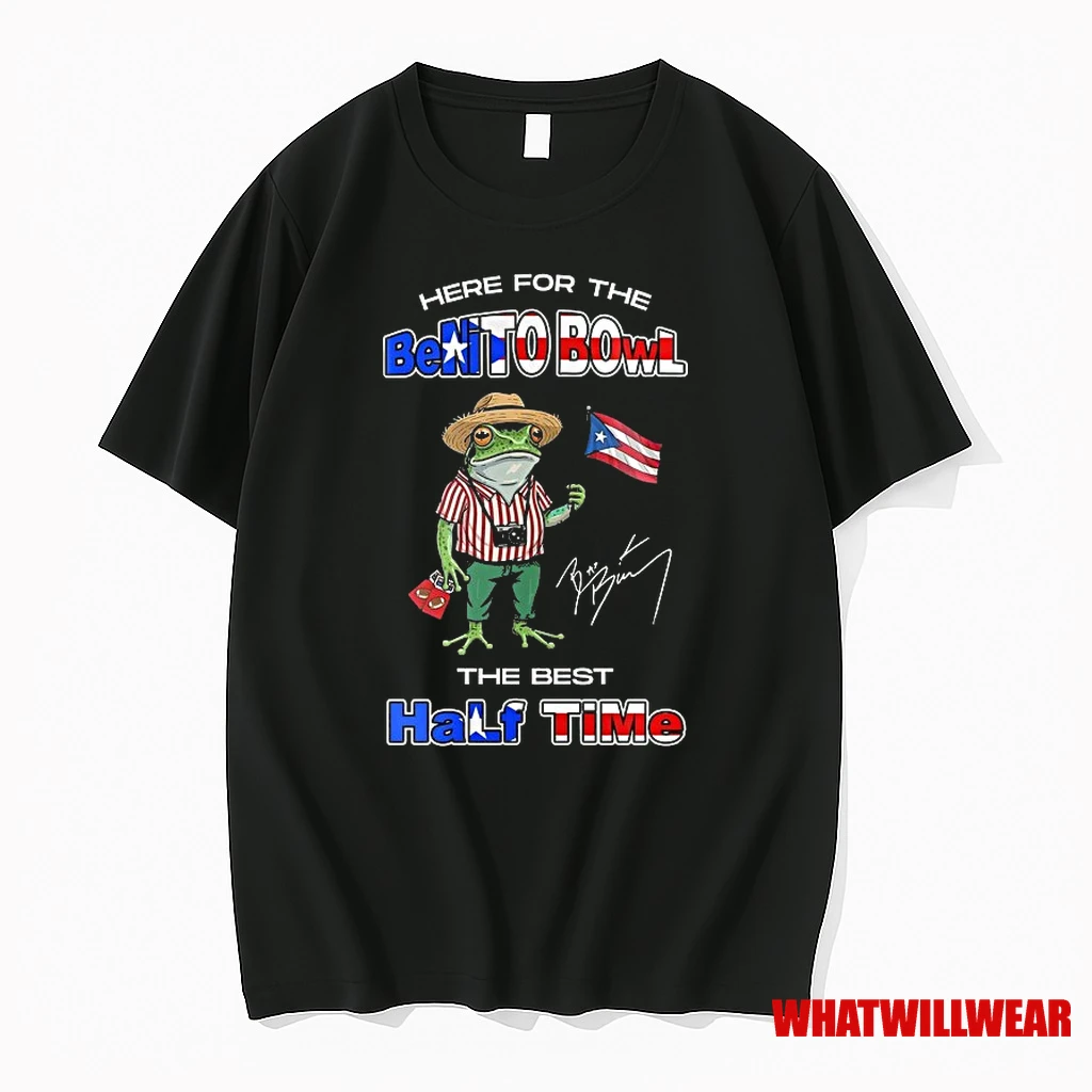 Bad Bunny Here For The Benito Bowl The Best Half Time Super Bowl Shirts