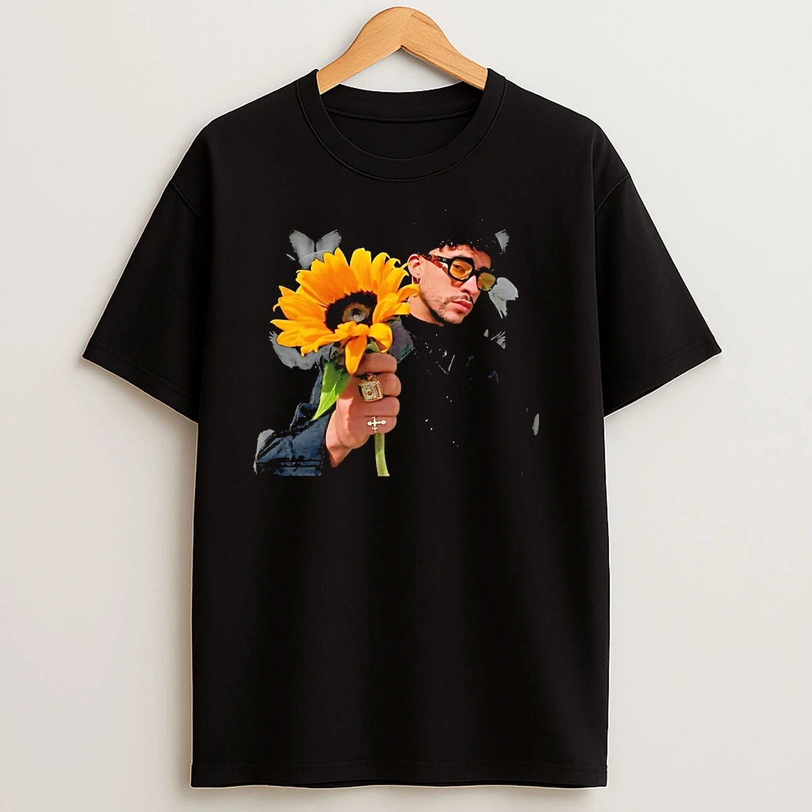 Bad Bunny Sunflowers T Shirts