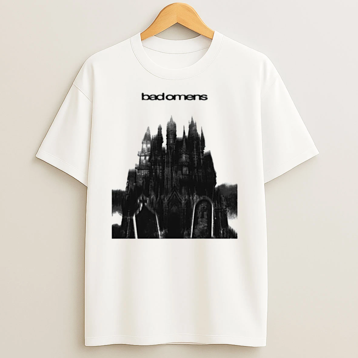 Bad Omens Blurred Castle T Shirts