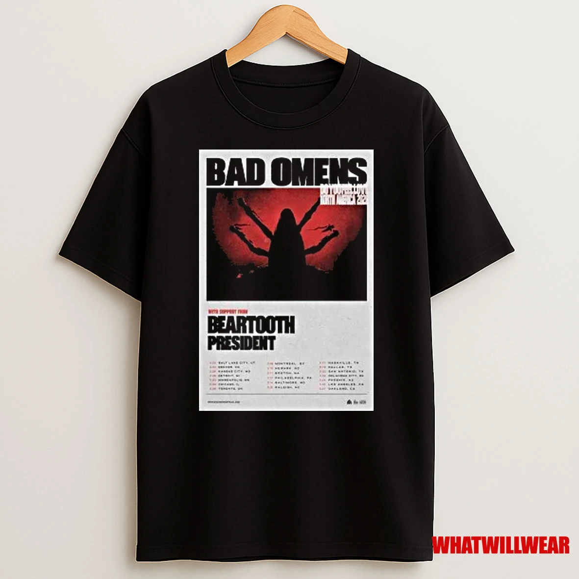 Bad Omens North America New Tour 2026 Shirts