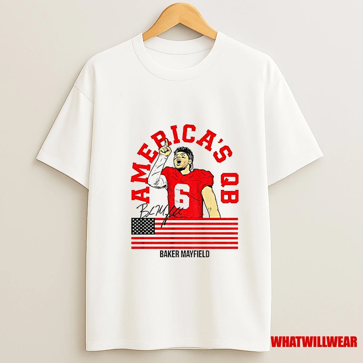 Baker Mayfield Tampa Bay Buccaneers Americas Qb Nfl Football Signature Shirts