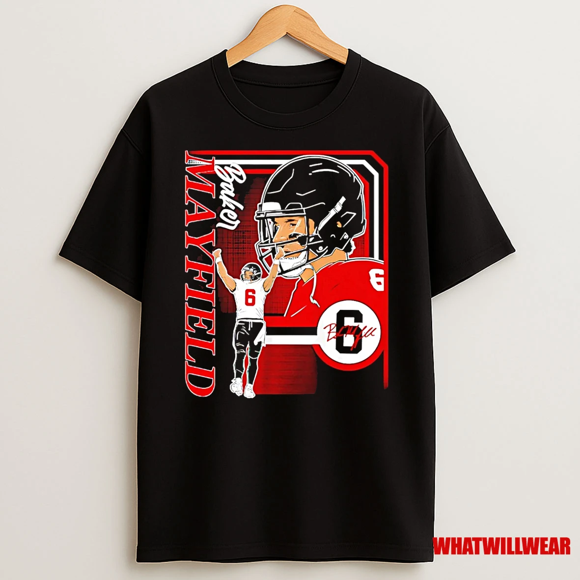 Baker Mayfield Tampa Bay Buccaneers Collage Frame Signature Shirts