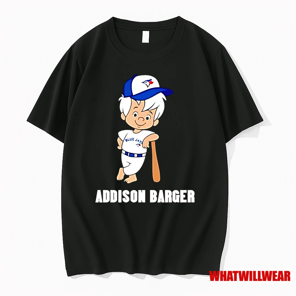 Bamm Bamm Rubble Addison Barger Toronto Blue Jays Shirts