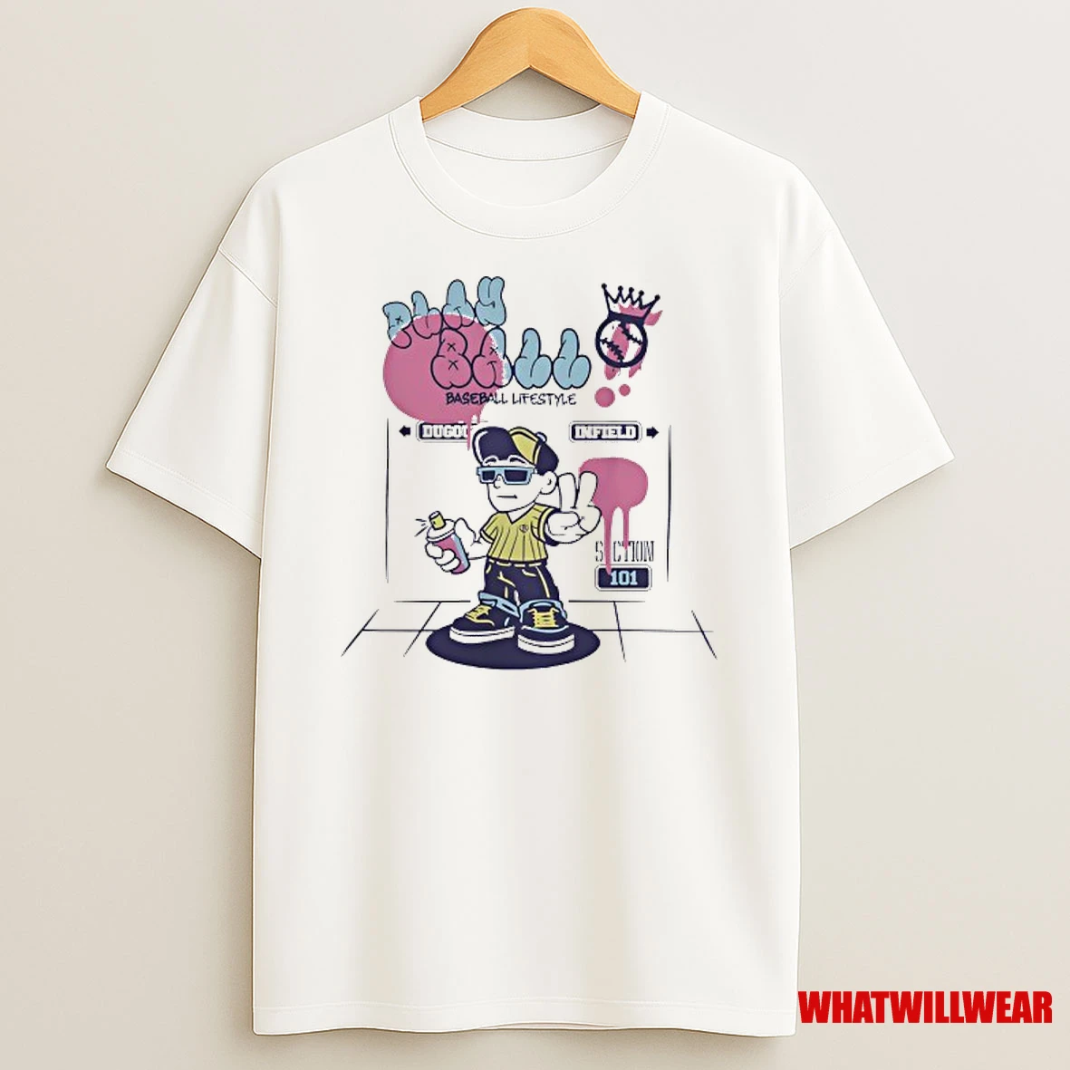 Baseball Lifestyle Playball Dugout Infield Section 101 Shirts