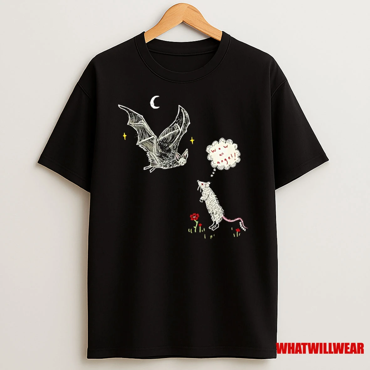 Bat Mouse Wow An Angel Shirts