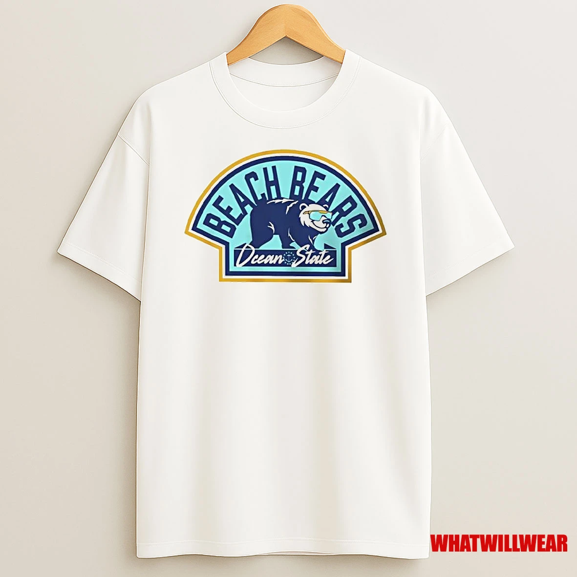 Beach Bars Ocean State Logo Ornaments Shirts
