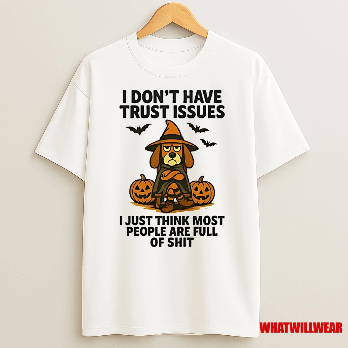Beagle I Dont Have Trust Issues Halloween Shirts