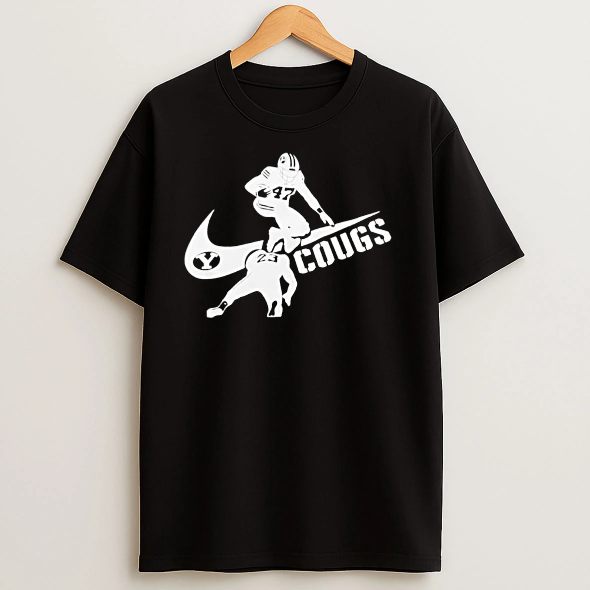 Bear Bachmeier Nfl Byu Cougars Logo Parody Ornaments T Shirts