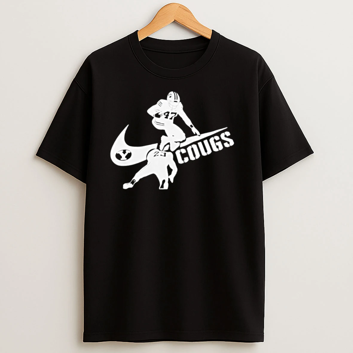 Bear Bachmeier Nfl Byu Cougars Logo Parody T Shirts