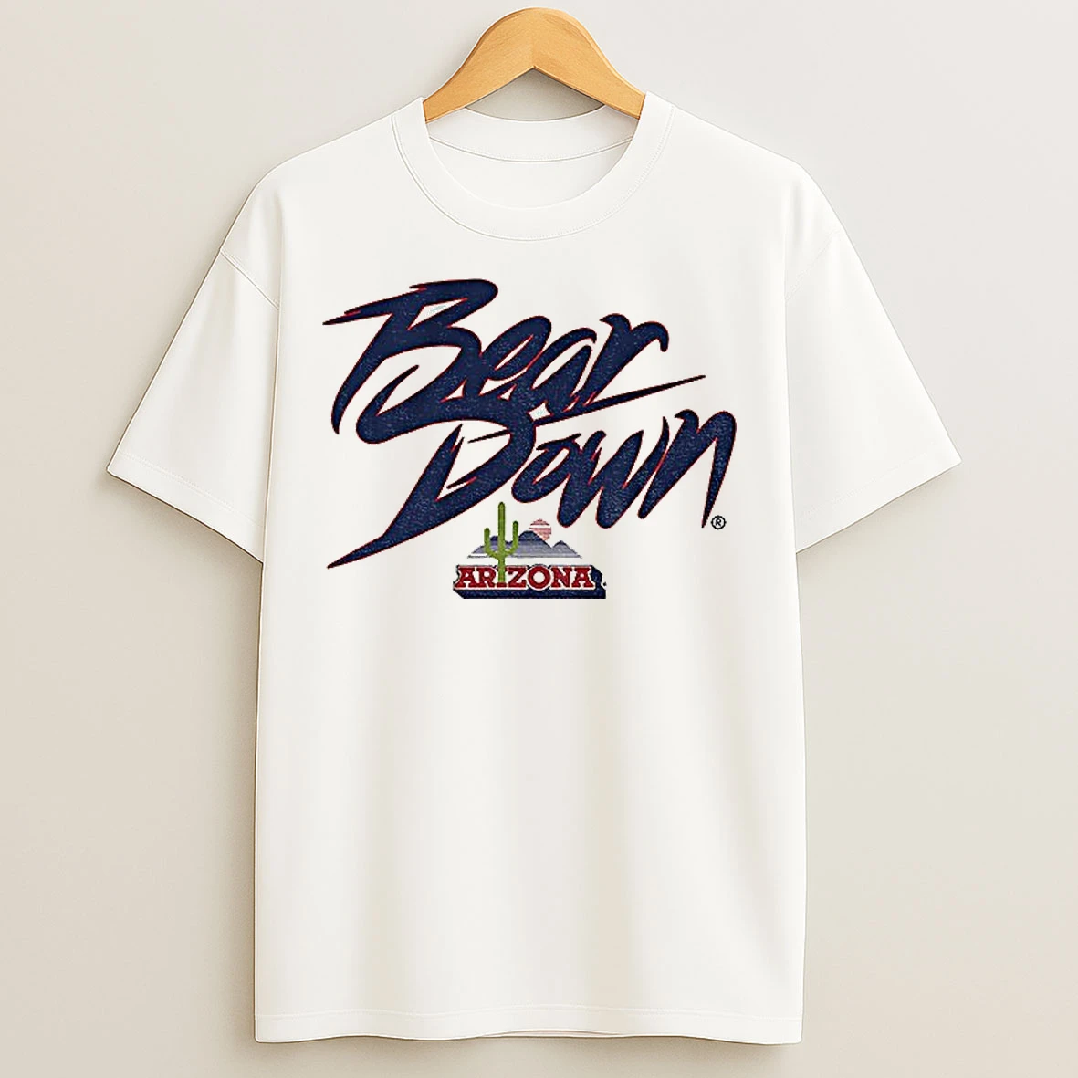 Bear Down Cactus Logo Arizona Wildcats Football 2025 T Shirts