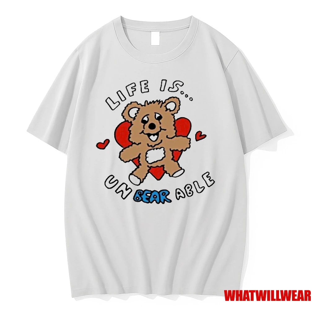 Bear Heart Life Is Unbearable Shirts