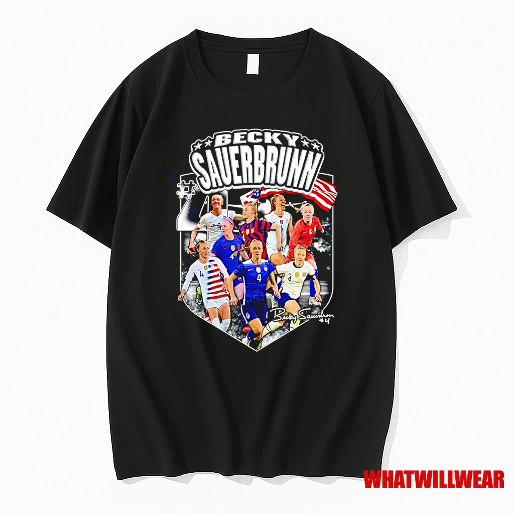 Becky Sauerbrunn Uswnt Player Collage Shirts