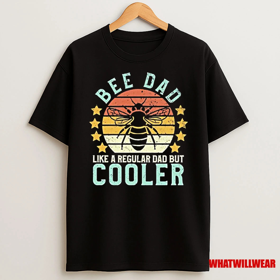Bee Dad Like A Regular Dad But Cooler Vintage Shirts