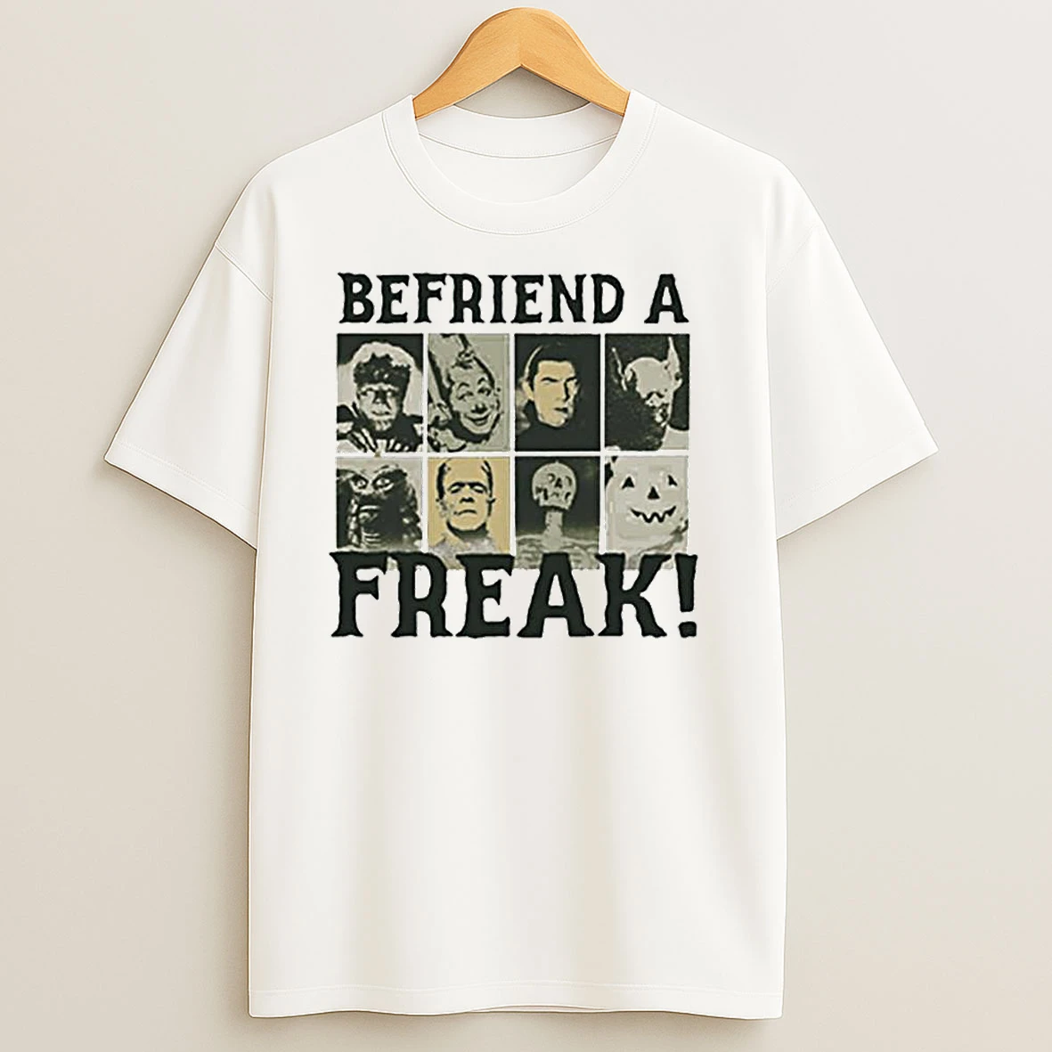 Befriend A Freak Halloween Ornaments T Shirts