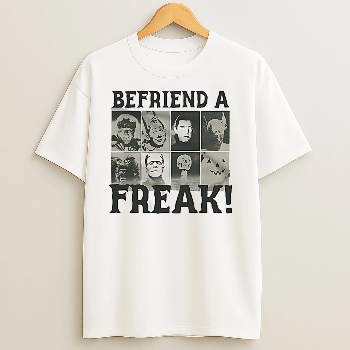 Befriend A Freak Halloween T Shirts