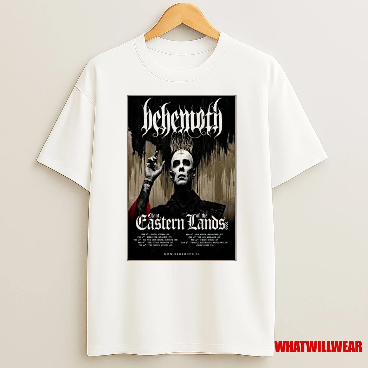 Behemoth Tour Feb 2026 Shirts
