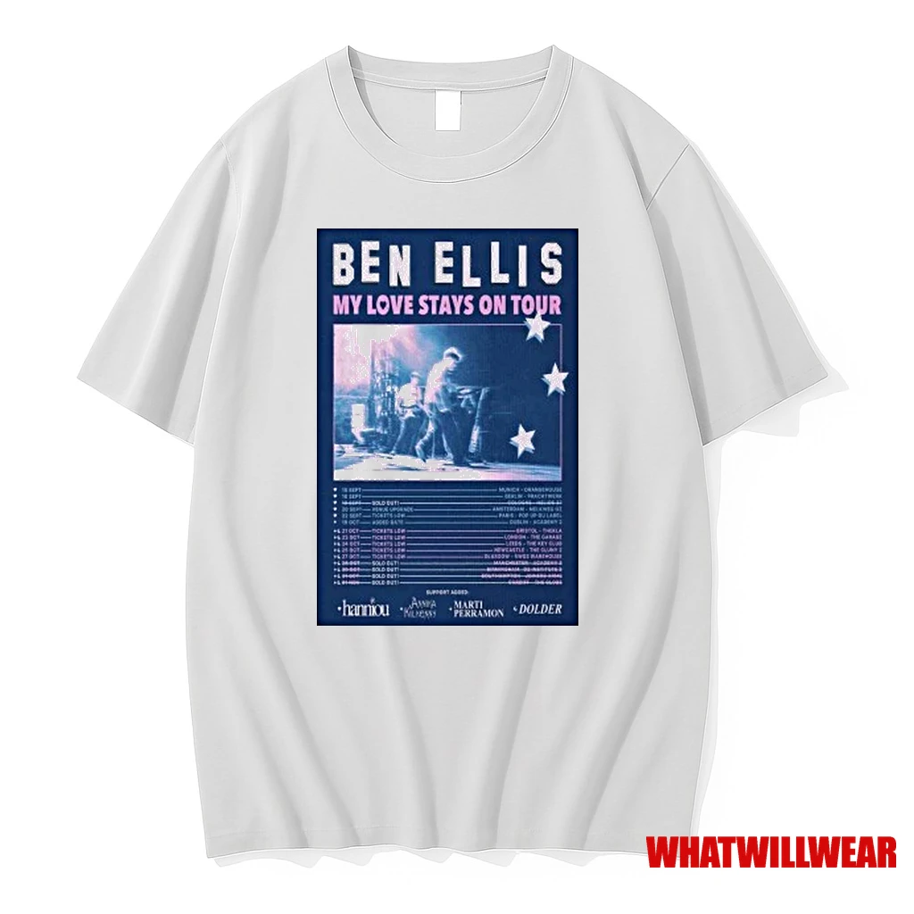 Ben Ellis My Love Stays On Tour 2025 Shirts