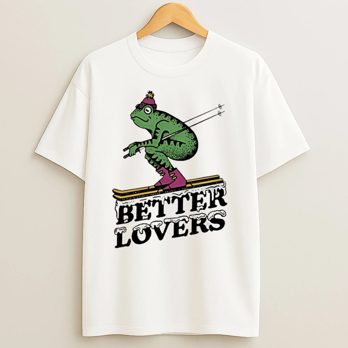 Better Lovers Ski Frog T Shirts