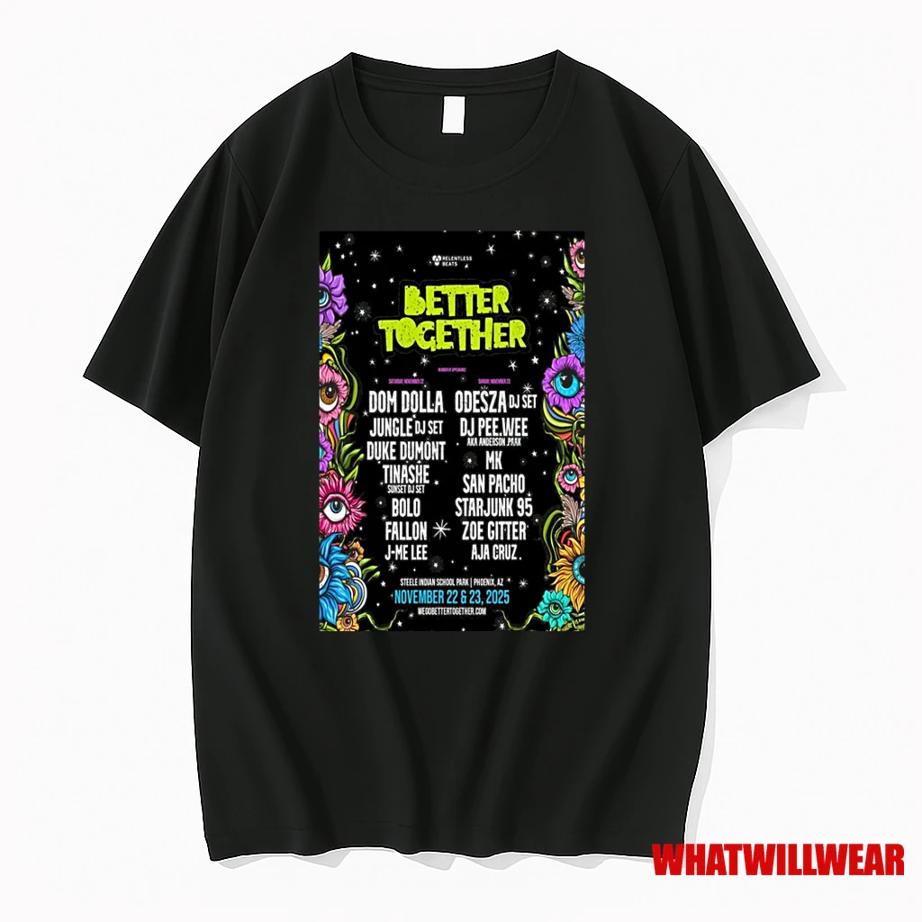 Better Together Phoenix Az November 22 23 2025 Concert Shirts
