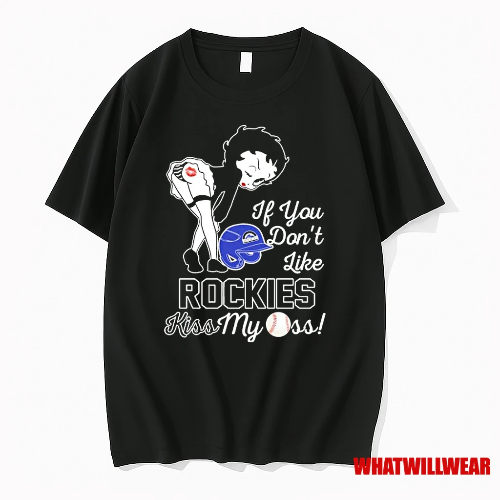 Betty Boop If You Dont Like Colorado Rockies Kiss My Ass Shirts