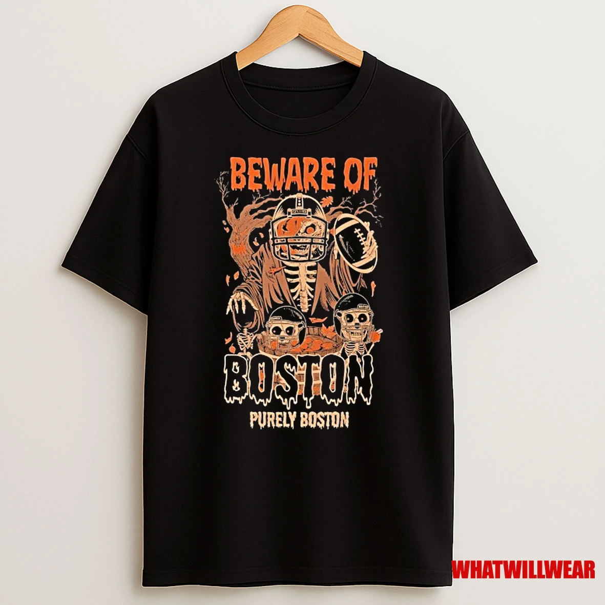 Beware Of Boston Purely Boston Halloween Shirts